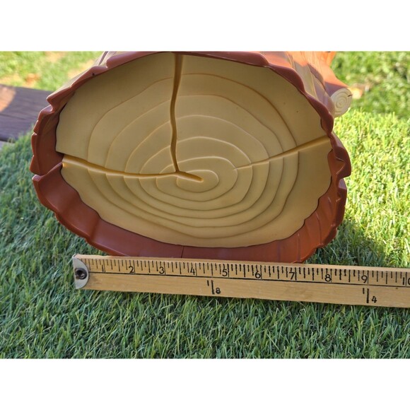 Christmas Yule Burner talking Singing Log  1999 Telco Battery Animated No Box - Picture 6 of 12